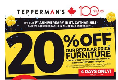 Tepperman's Flyer August 7 to 13