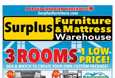 Surplus Furniture & Mattress Warehouse (Sault Ste Marie) Flyer August 11 to 24 Surplus Furniture & Mattress Warehouse (Sault Ste Marie) Flyer August 11 to 24