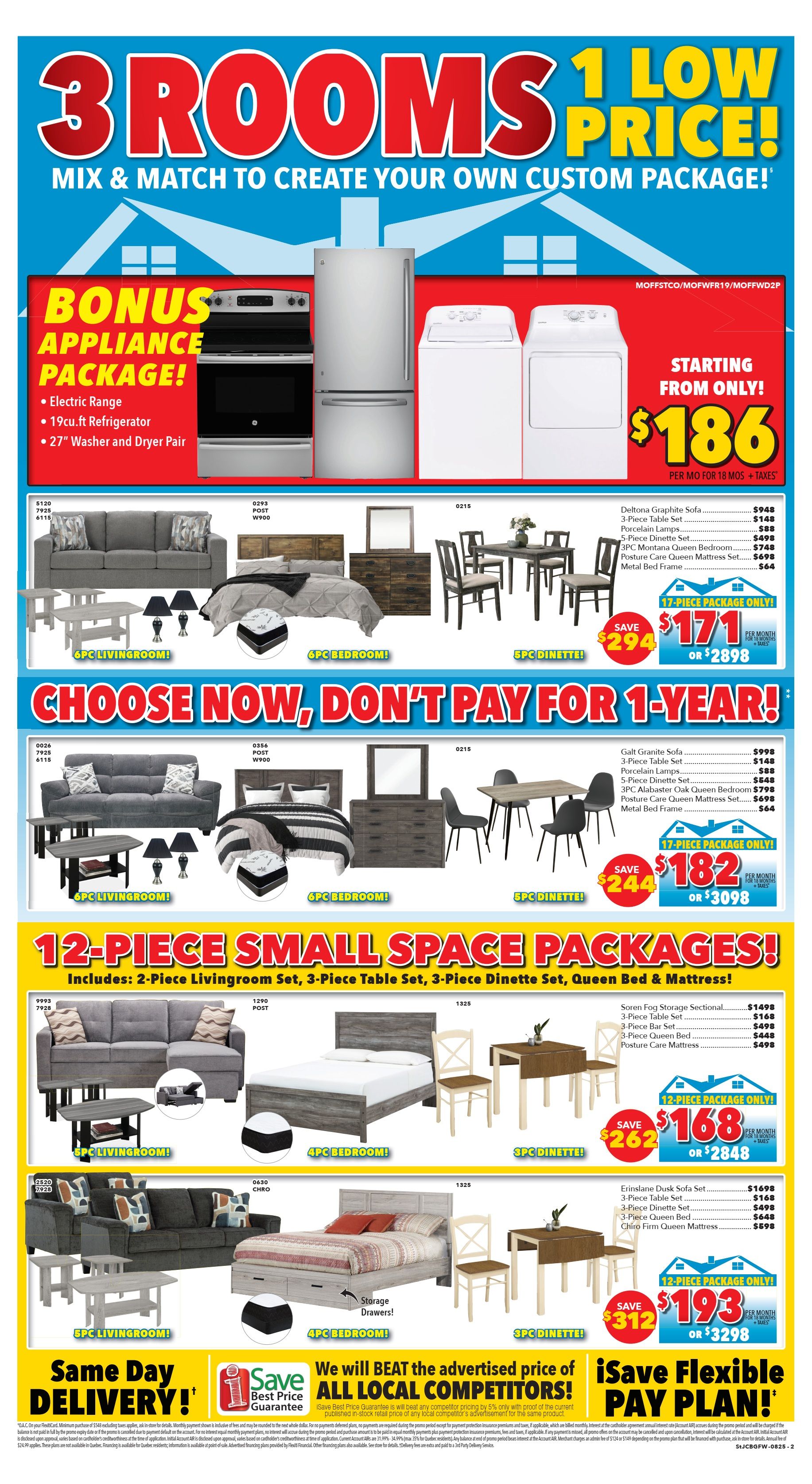 Surplus Furniture & Mattress Warehouse (St. John's, Corner Brook, Grand Falls Windsor) Flyer August 11 to 24