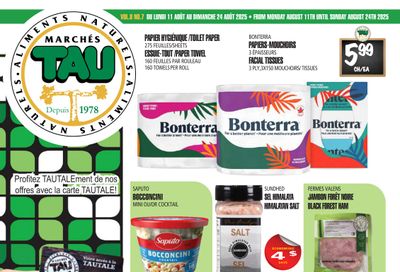 Marches Tau Flyer August 11 to 24 Marches Tau Flyer August 11 to 24