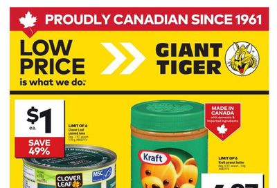 Giant Tiger (West) Flyer August 13 to 19