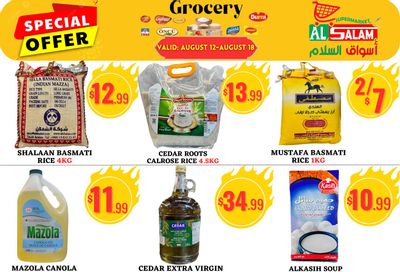 Al-Salam Supermarket Flyer August 12 to 18