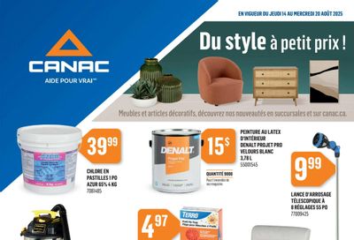 Canac Flyer August 14 to 20