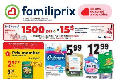 Familiprix Flyer August 14 to 20