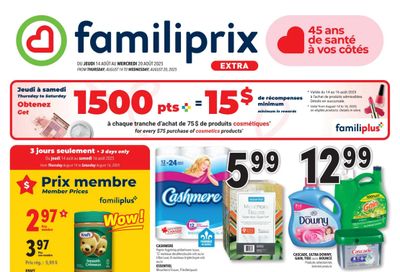 Familiprix Extra Flyer August 14 to 20