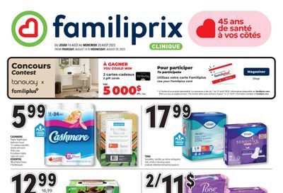 Familiprix Clinique Flyer August 14 to 20 Familiprix Clinique Flyer August 14 to 20