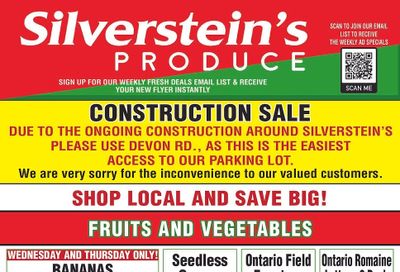 Silverstein's Produce Flyer August 12 to 16