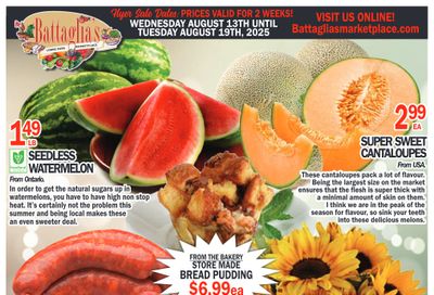 Battaglia's Marketplace Flyer August 13 to 19