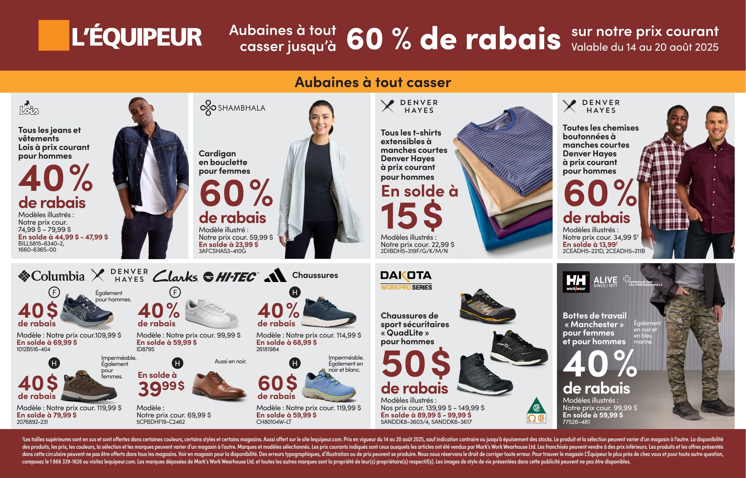L'Équipeur Flyer August 14 to 20