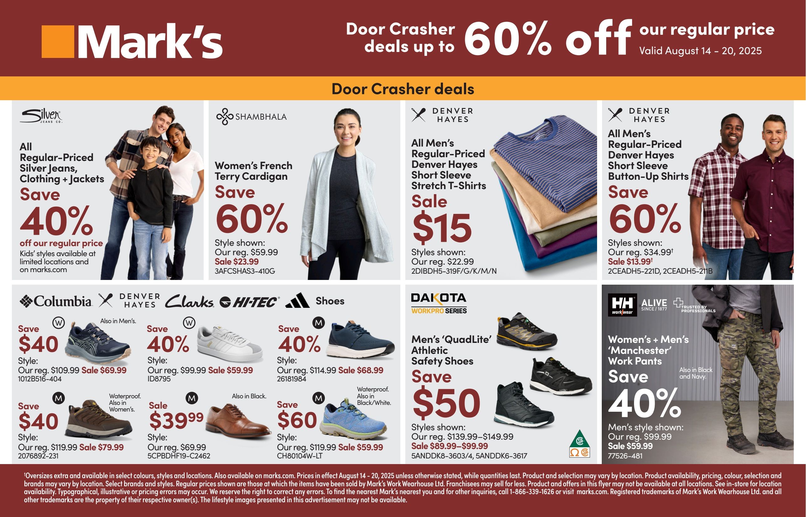 Mark's Flyer August 14 to 20