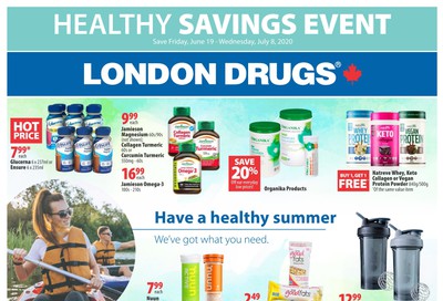 London Drugs Healthy Savings Event Flyer June 19 to July 8