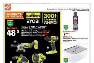 Home Depot (QC) Flyer August 14 to 27