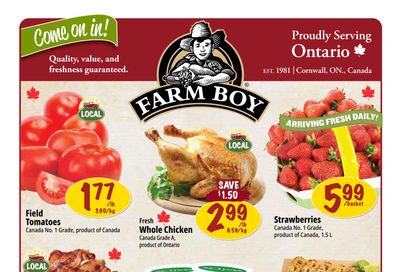 Farm Boy Flyer August 14 to 20