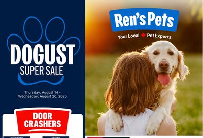 Ren's Pets Flyer August 14 to 20