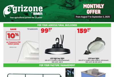 BMR Agrizone Flyer August 7 to September 3