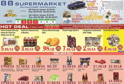 88 Supermarket Flyer June 18 to 24