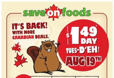 Save On Foods (AB) Flyer August 14 to 20