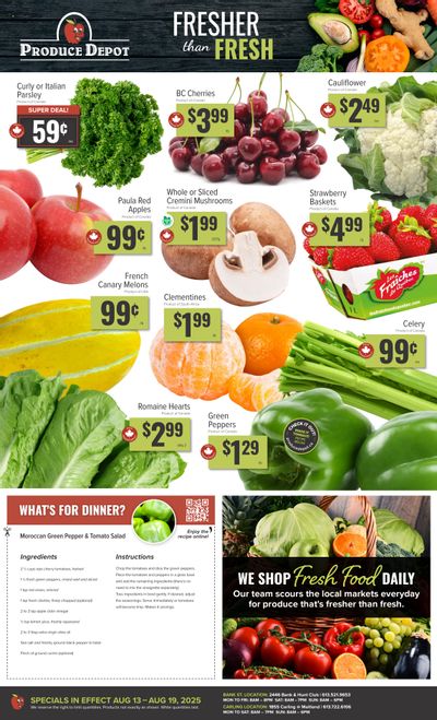 Produce Depot Flyer August 13 to 19