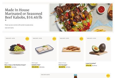 Whole Foods Market (West) Flyer August 13 to 19