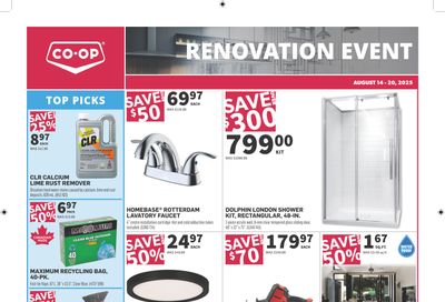 Co-op (West) Home Centre Flyer August 14 to 20 Co-op (West) Home Centre Flyer August 14 to 20