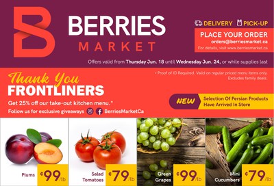 Berries Market Flyer June 18 to 24