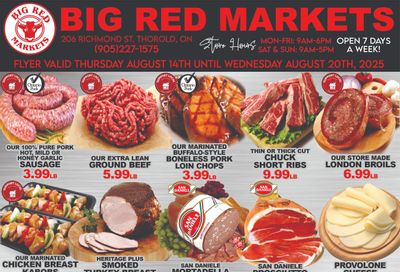Big Red Markets Flyer August 14 to 20
