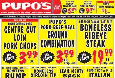 Pupo's Food Market Flyer August 14 to 20