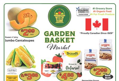 The Garden Basket Flyer August 14 to 20