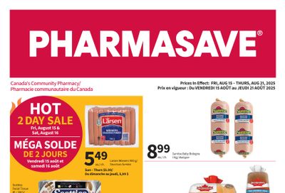 Pharmasave (NB) Flyer August 15 to 21