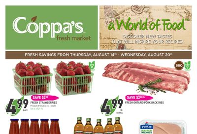 Coppa's Fresh Market Flyer August 14 to 20