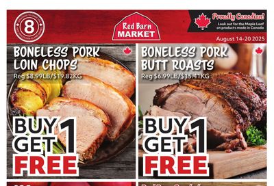 Red Barn Market Flyer August 14 to 20