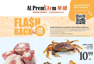 Al Premium Food Mart (Mississauga) Flyer August 14 to 20
