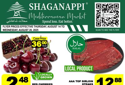 Shaganappi Mediterranean Market Flyer August 14 to 20