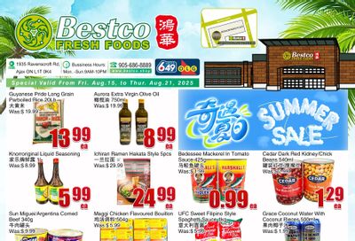 BestCo Food Mart (Ajax) Flyer August 15 to 21