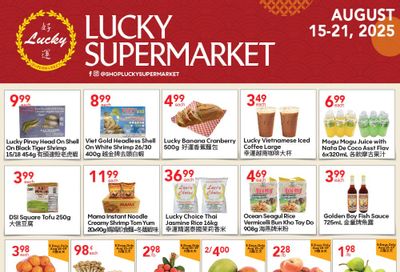Lucky Supermarket (Edmonton) Flyer August 15 to 21