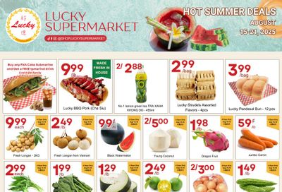 Lucky Supermarket (Surrey) Flyer August 15 to 21