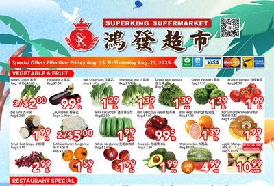 Superking Supermarket (North York) Flyer August 15 to 21