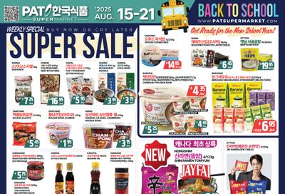 PAT Mart Flyer August 15 to 21 PAT Mart Flyer August 15 to 21
