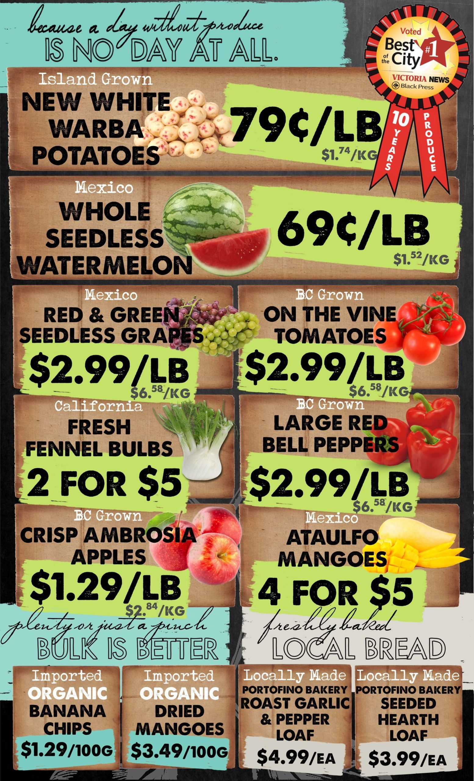 The Root Cellar Flyer June 18 to 24
