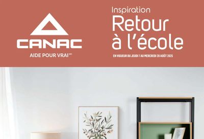 Canac Flyer August 7 to 20
