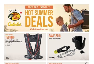 Bass Pro Shops Flyer August 15 to 17