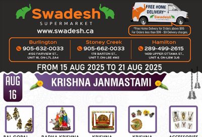 Swadesh Supermarket Flyer August 15 to 21