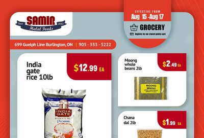 Samir Supermarket Flyer August 15 to 17 Samir Supermarket Flyer August 15 to 17