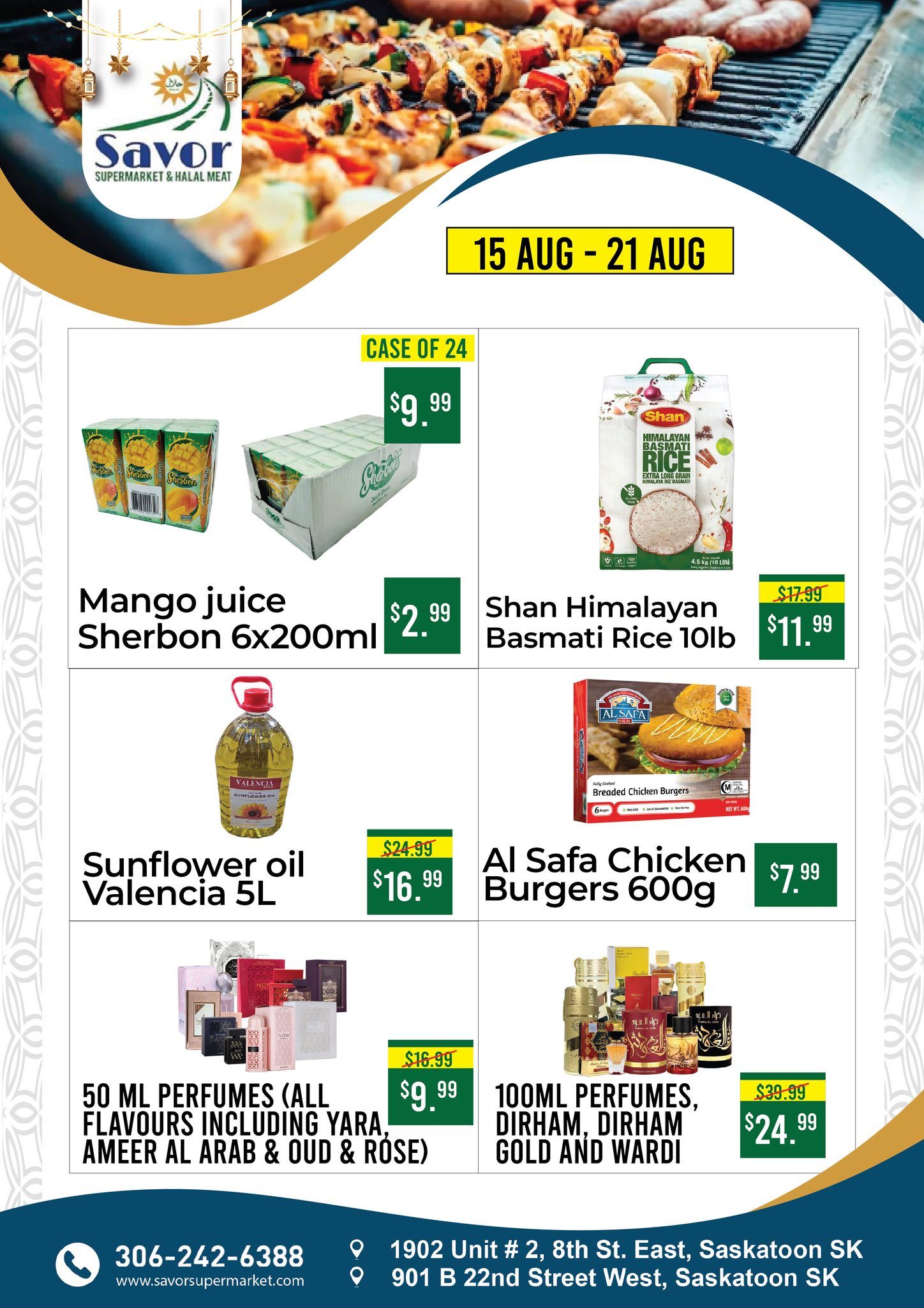 Savor Supermarket Flyer August 15 to 21