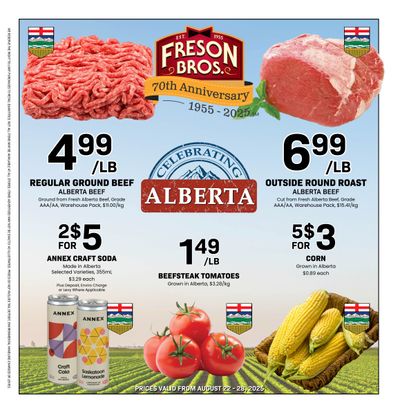 Freson Bros. Flyer August 22 to 28