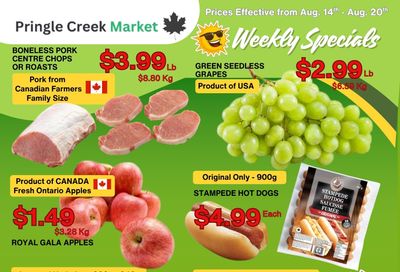 Pringle Creek Market Flyer August 14 to 20
