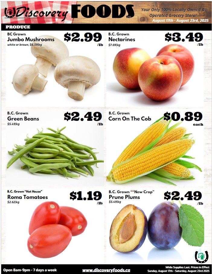 Discovery Foods Flyer August 17 to 23