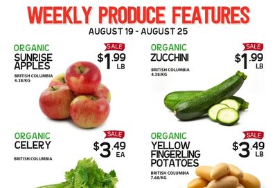 Pomme Natural Market Weekly Produce Flyer August 19 to 25 Pomme Natural Market Weekly Produce Flyer August 19 to 25