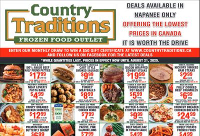 Country Traditions Flyer August 14 to 21
