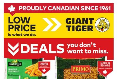 Giant Tiger (Atlantic) Flyer August 20 to 26